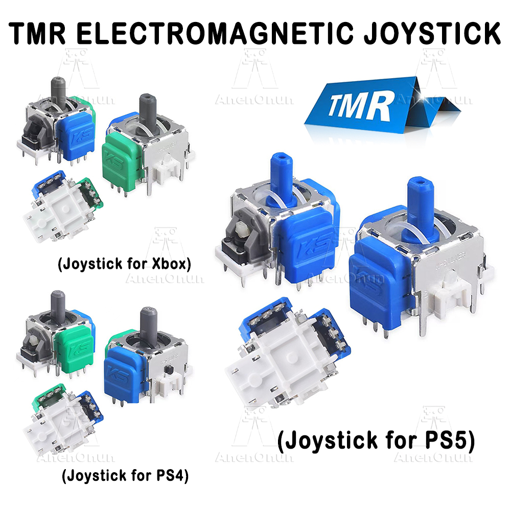 Gaming Accessories Ps4 - Tmr joystick eletromagnético para ps5/ps4/xbox controlador