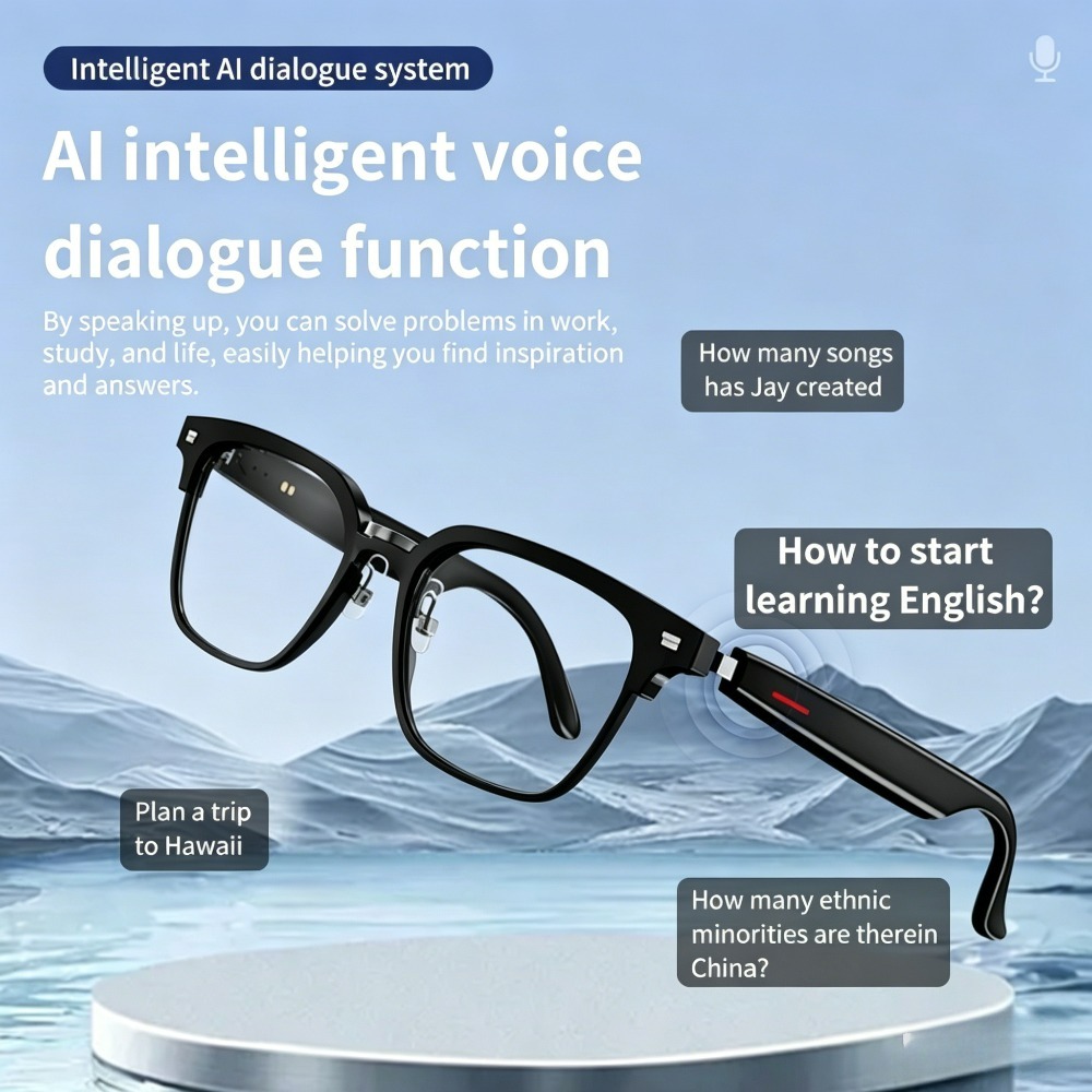 Gaming Glasses Tinted - Óculos Inteligentes E13 AI Translator 33g
