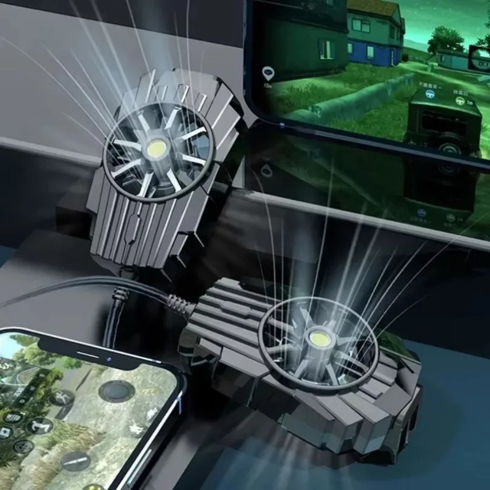 Gaming Accessories For Mobile - Mini radiador portátil com clipe traseiro