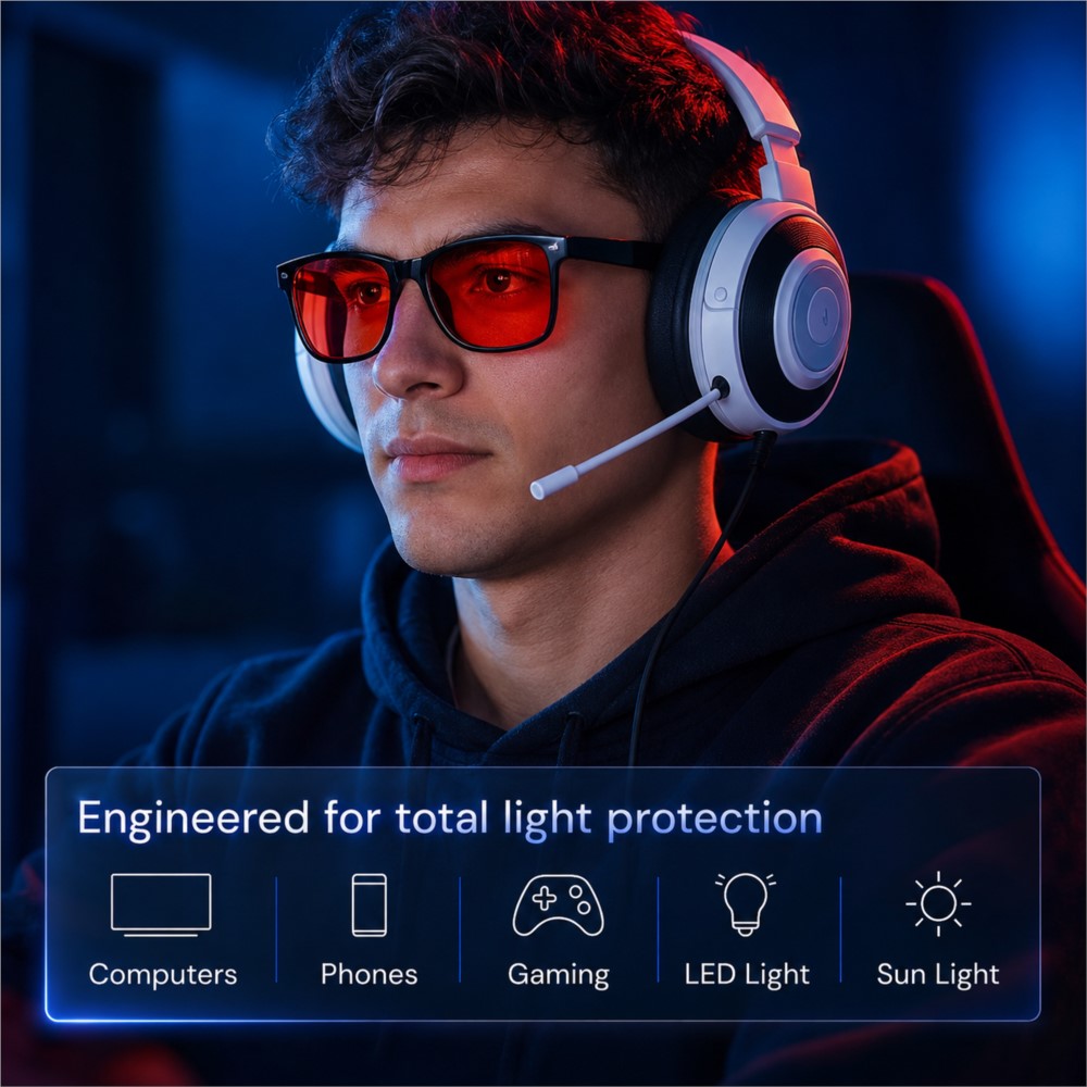 Óculos de Jogo Avançados com B - Gaming Glasses Tinted avaliação e preço