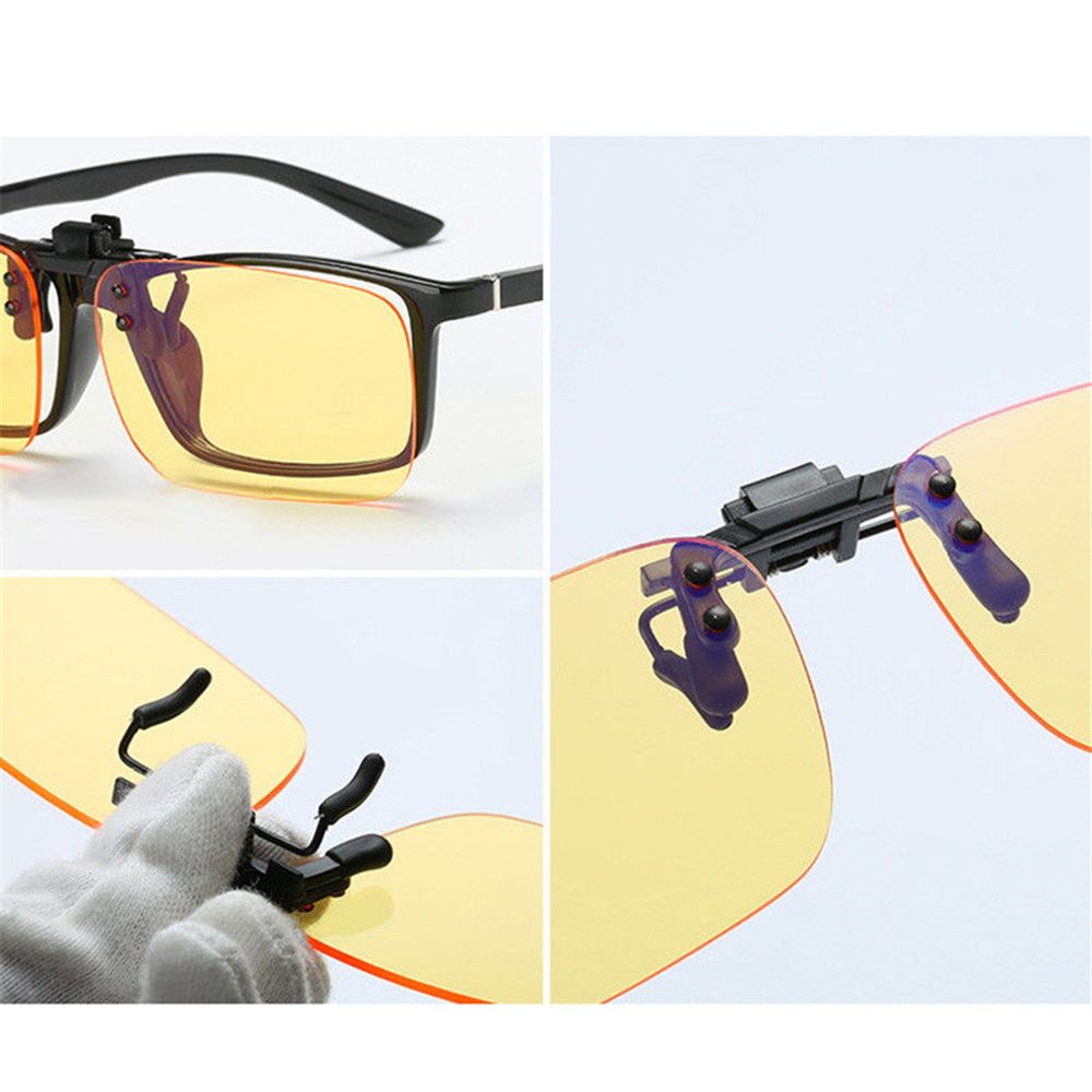 Clip-on óculos com filtro de l - Gaming Glasses Tinted avaliação e preço