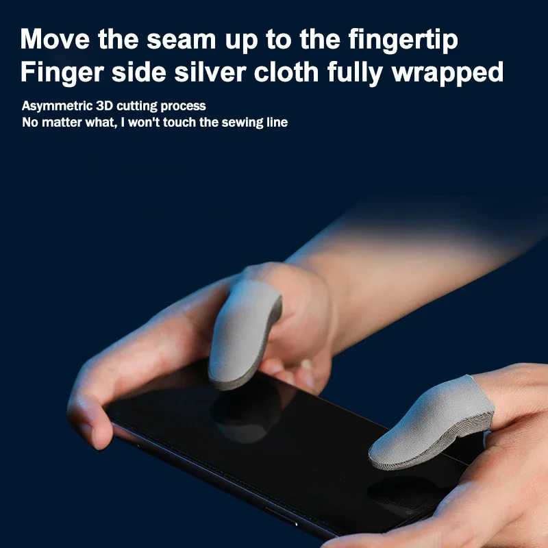 1 par nova capa de dedo de tel - Gaming Accessories For Mobile avaliação e preço
