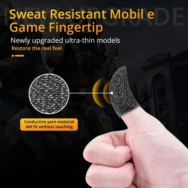 Luva de dedo para jogos, ponta - Gaming Accessories For Mobile avaliação e preço