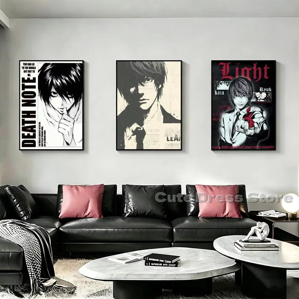 Pôster de Anime Death Note em  - Gaming Accessories Wall avaliação e preço